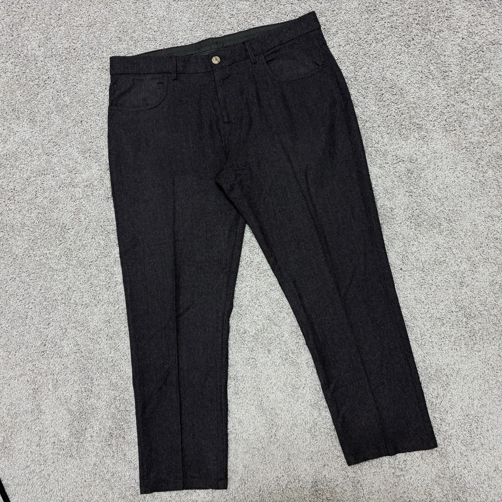 Canali Pants Impeccable 100% Wool 5-Pocket Dress Pants Men sz 52 (~35x27)
